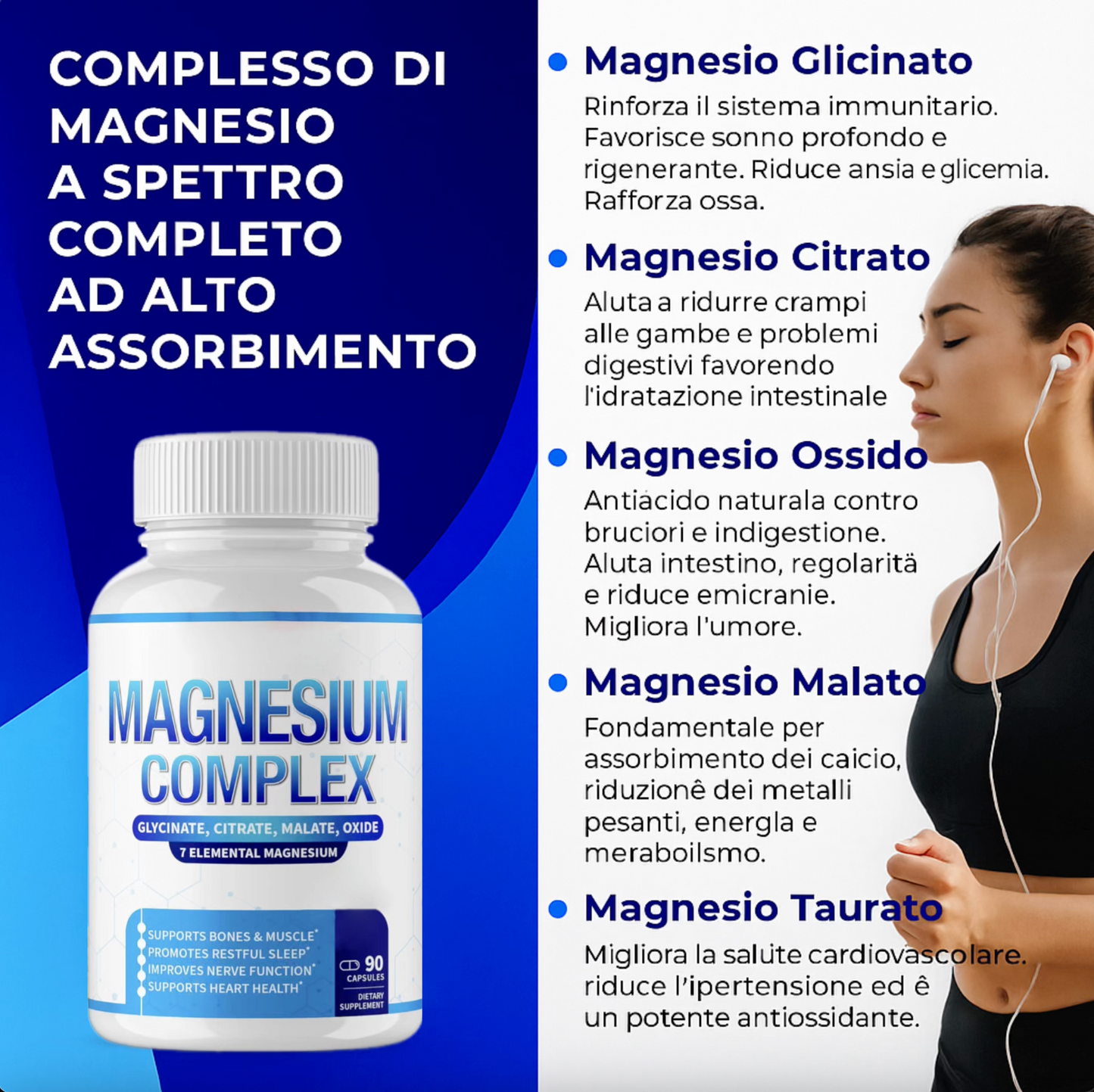 Complesso di magnesio 7 in 1